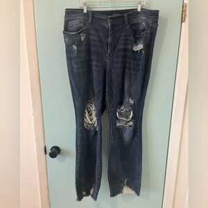 Judy Blue Mid-Rise Slim Bootcut W Destroy JB82426